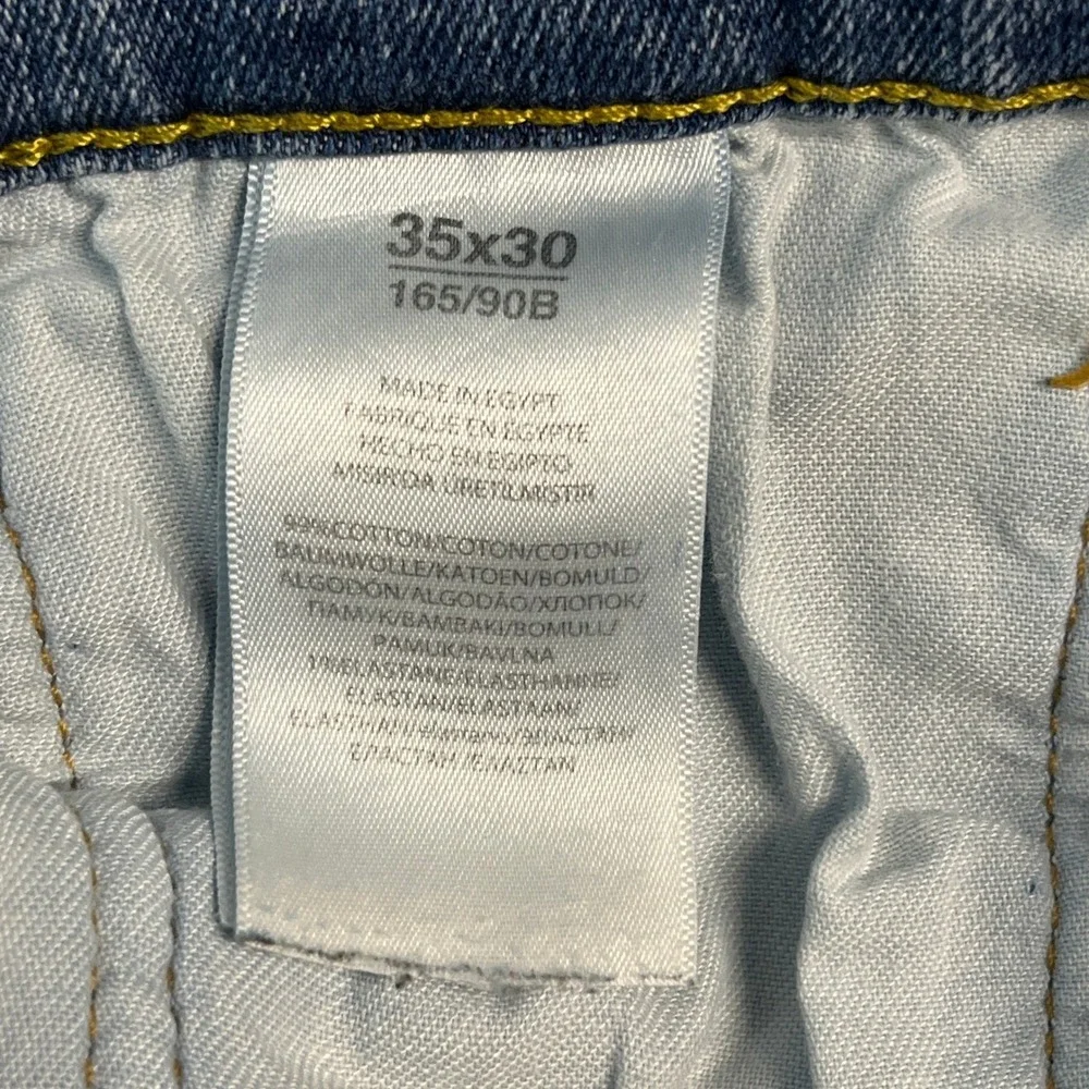 Polo Ralph Lauren Hampton Relaxed Straight Jeans Mens 35x30 Blue Medium Wash